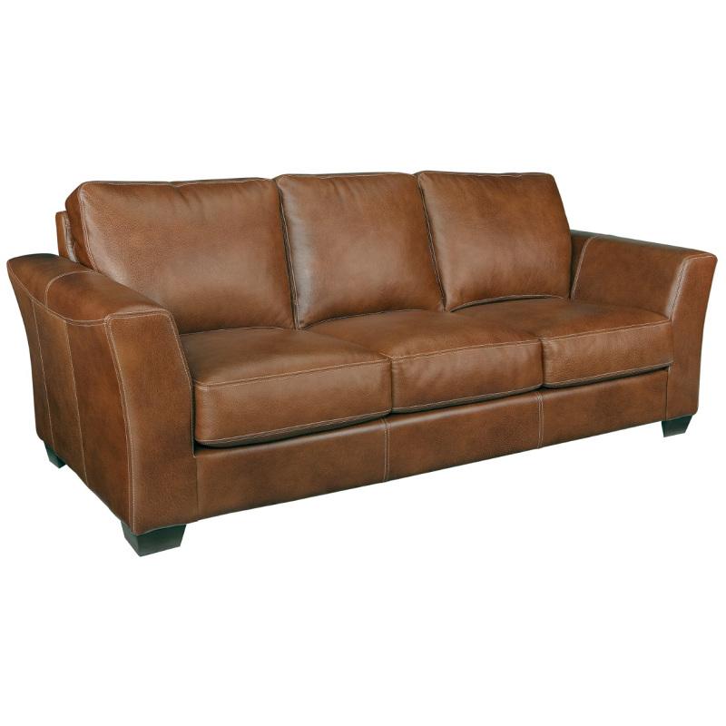 Leather Craft Bayview Stationary Leather Sofa Bayview Sofa IMAGE 1