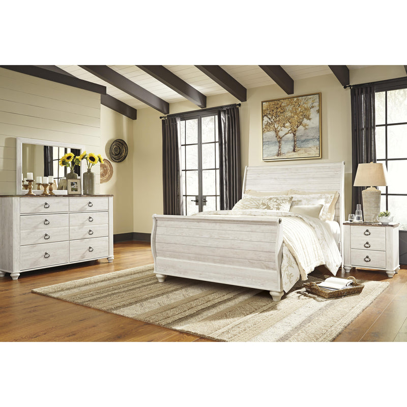 Signature Design by Ashley Willowton Queen Sleigh Bed B267-77/B267-74/B267-96 IMAGE 2