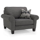 Decor-Rest Furniture Stationary Fabric Chair 2323 Chair and a Half IMAGE 1