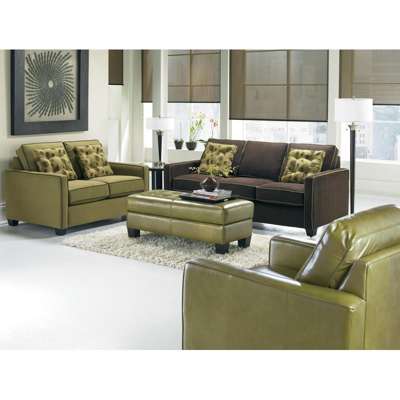 Decor-Rest Furniture Leather Sofabed 3855-SFB-D IMAGE 1