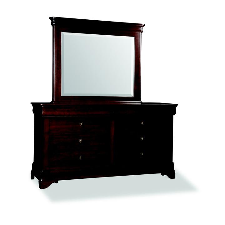 Durham Furniture Chateau Fontaine Landscape Dresser Mirror 975-182 IMAGE 1