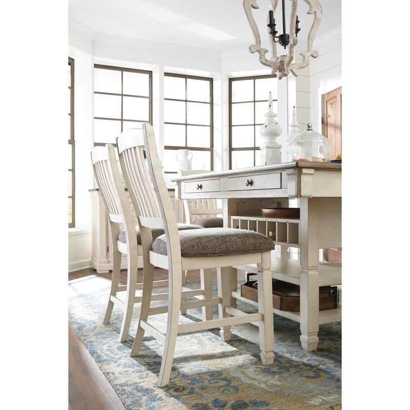 Signature Design by Ashley Bolanburg Counter Height Dining Table with Pedestal Base D647-32 IMAGE 6