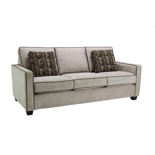 Decor-Rest Furniture Fabric Queen Sofabed 2855 Queen Sofa Bed (Sand) IMAGE 1