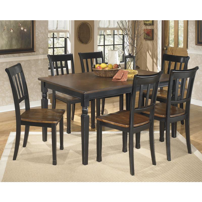 Signature Design by Ashley Owingsville D580 7 pc Dining Set IMAGE 1