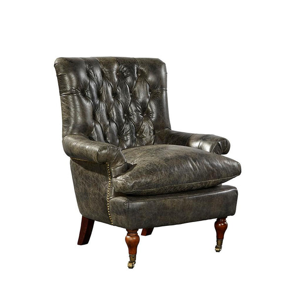Furniture Classics Stationary Leather Chair 17-04 IMAGE 1