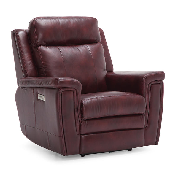 Palliser Asher Power Leather Recliner with Wall Recline 41065-L9-ALFRESCO-SEPIA IMAGE 1