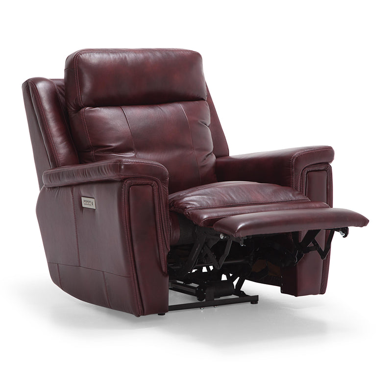 Palliser Asher Power Leather Recliner with Wall Recline 41065-L9-ALFRESCO-SEPIA IMAGE 2