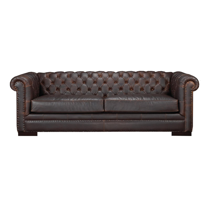 Brentwood Classics Kennedy Stationary Leather Sofa L1330-38 IMAGE 1