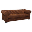 Leather Craft Louisiana Stationary Leather Sofa LOUISIANA-38 IMAGE 1
