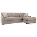 Decor-Rest Furniture Fabric 2 pc Sectional 2786-07/2786-08 IMAGE 2