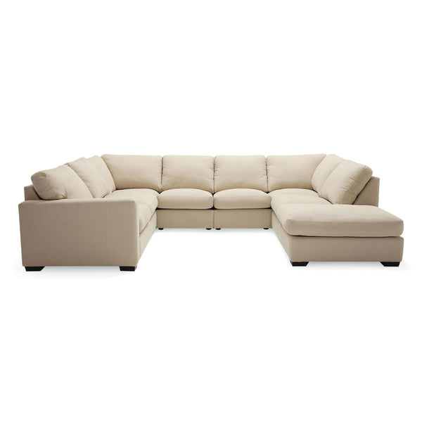 Palliser Colebrook Fabric 5 pc Sectional 77267-07/77267-11/77267-10/77267-10/77267-35-PEYTON-SAHARA IMAGE 1