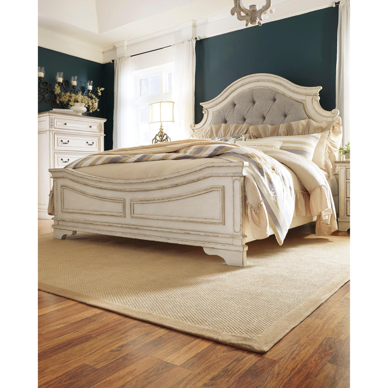 Signature Design by Ashley Realyn King Upholstered Panel Bed B743-58/B743-56/B743-97 IMAGE 6