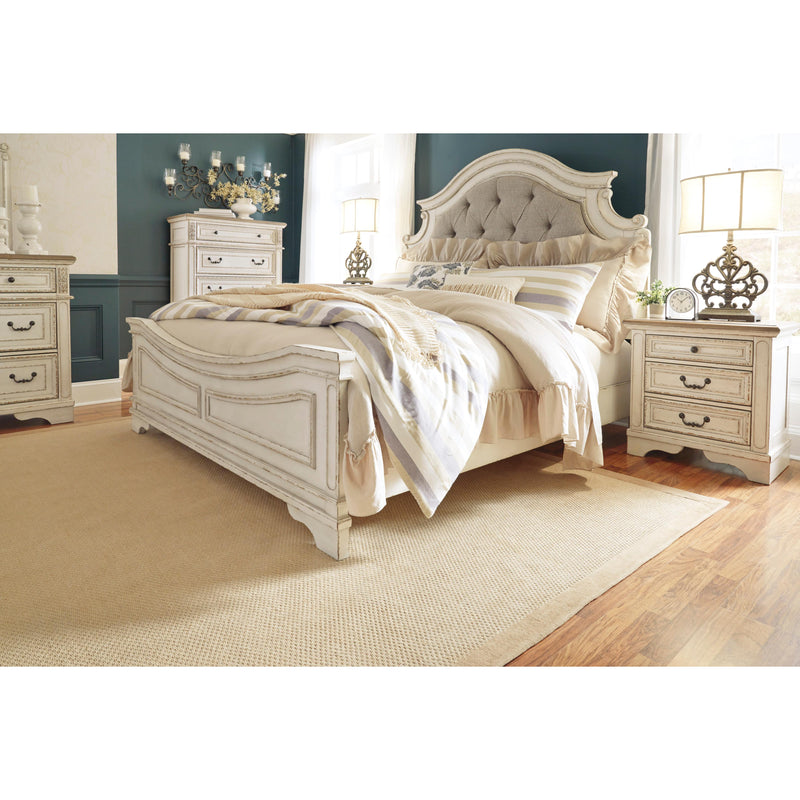 Signature Design by Ashley Realyn King Upholstered Panel Bed B743-58/B743-56/B743-97 IMAGE 7