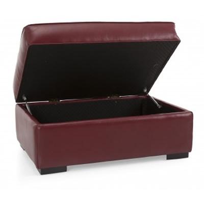Decor-Rest Furniture Leather Storage Ottoman 3900-SO IMAGE 1