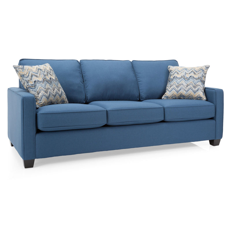 Decor-Rest Furniture Stationary Fabric Sofa 2855-S86 86" Sofa IMAGE 2