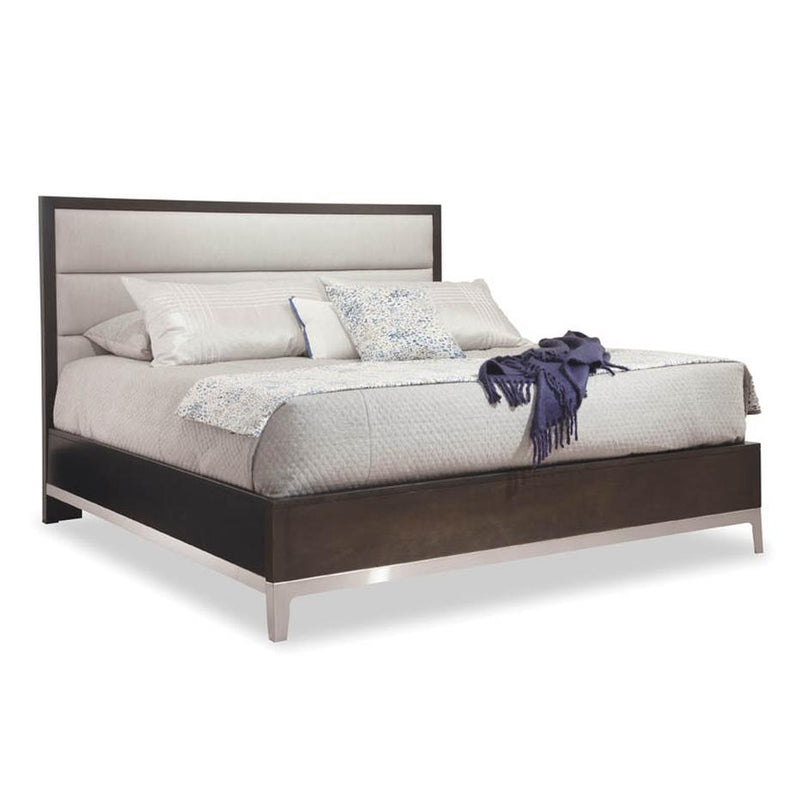Durham Furniture Defined Distinction King Upholstered Platform Bed 157-143-MNNT IMAGE 1