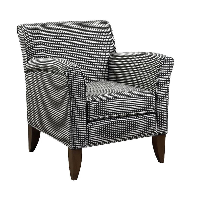 Brentwood Classics Billie Stationary Fabric Accent Chair Billie 128-20 Accent Chair - Varsity Black IMAGE 1