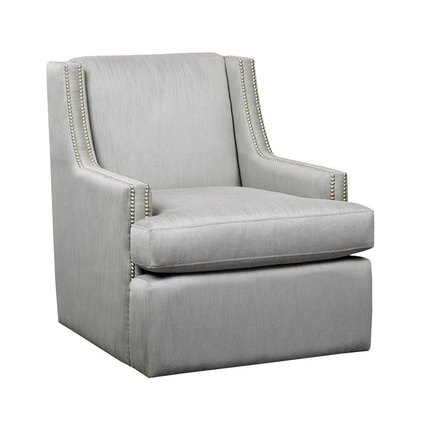 Brentwood Classics Vivian Swivel Fabric Accent Chair Vivian 225-24 Accent Chair - Dayglow Zinc IMAGE 1