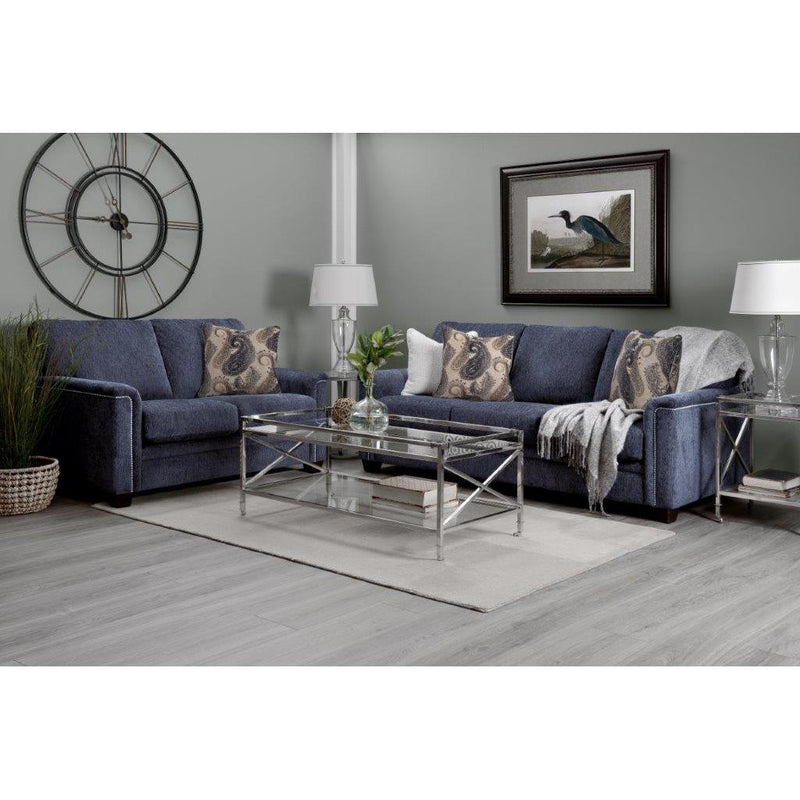 Decor-Rest Furniture Stationary Fabric Sofa 2877S-AN-STND IMAGE 2