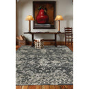 Capel Rugs Rectangle Makrana 1201 5'6"x 8'6" Rug - Charcoal IMAGE 3