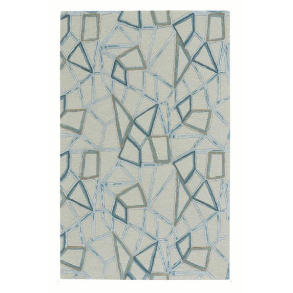 Capel Rugs Rectangle Shattered 3296 5' x 8' Rug - Ice IMAGE 1