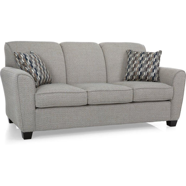 Decor-Rest Furniture Stationary Fabric Sofa 2404-CS-JEREMY-NAVY-R IMAGE 1