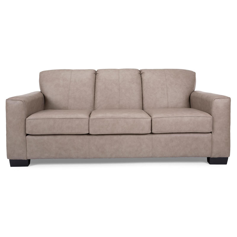 Decor-Rest Furniture Stationary Leather Sofa 3705 Sofa IMAGE 1