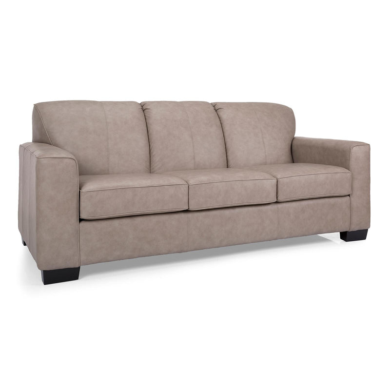 Decor-Rest Furniture Stationary Leather Sofa 3705 Sofa IMAGE 2