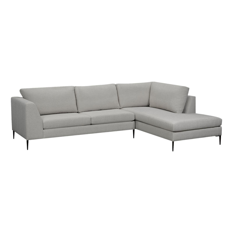 Brentwood Classics Quincy Fabric 2 pc Sectional Quincy UR46-65/UR46-60 2 pc Sectional - Luxor Glacier IMAGE 1