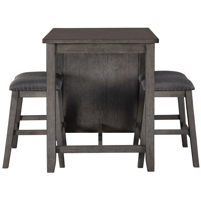 Signature Design by Ashley Caitbrook 3 pc Counter Height Dinette D388-113 IMAGE 2
