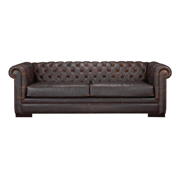 Brentwood Classics Kennedy Stationary Leather Sofa L1330-37 IMAGE 1