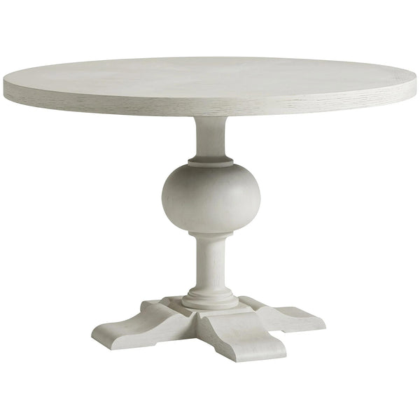 Universal Furniture Round Escape-Coastal Living Home Dining Table with Pedestal Base 833657-TAB/833657-BASE IMAGE 1
