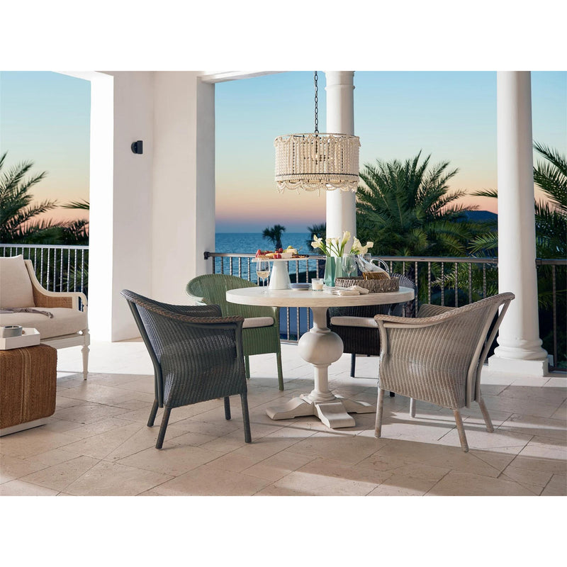 Universal Furniture Round Escape-Coastal Living Home Dining Table with Pedestal Base 833657-TAB/833657-BASE IMAGE 3