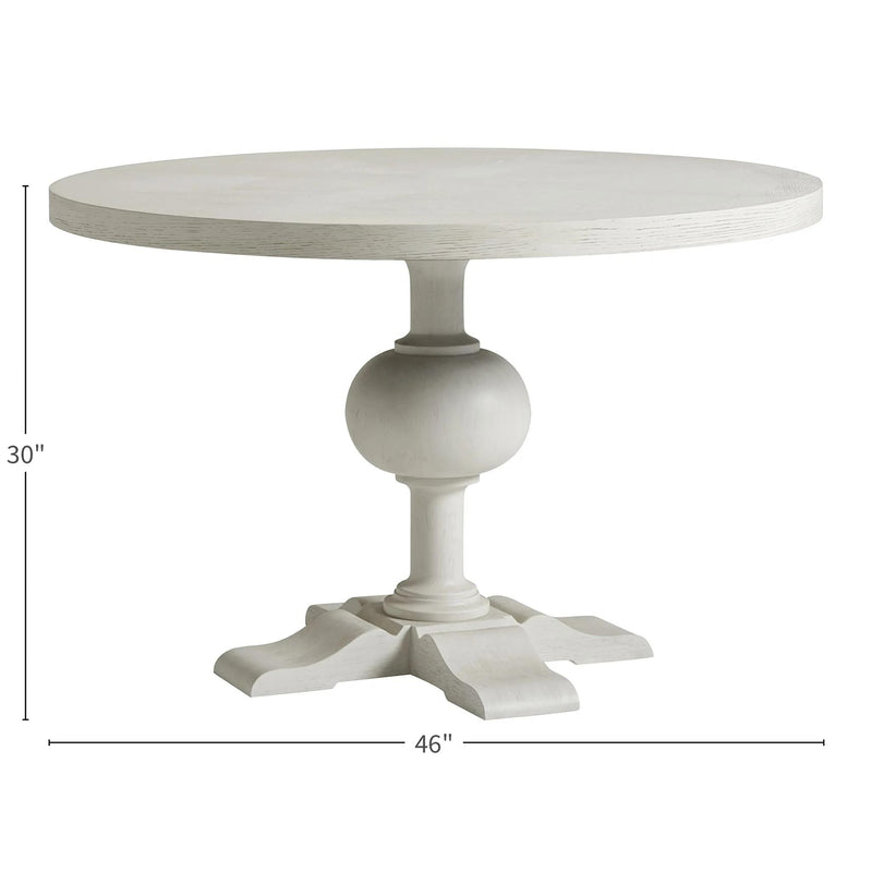Universal Furniture Round Escape-Coastal Living Home Dining Table with Pedestal Base 833657-TAB/833657-BASE IMAGE 6
