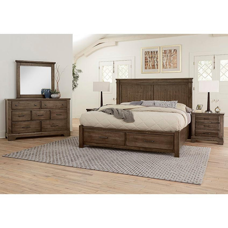 Vaughan-Bassett Cool Rustic Queen Mansion Bed with Storage 170-551/170-050B/170-502/170-555T IMAGE 5