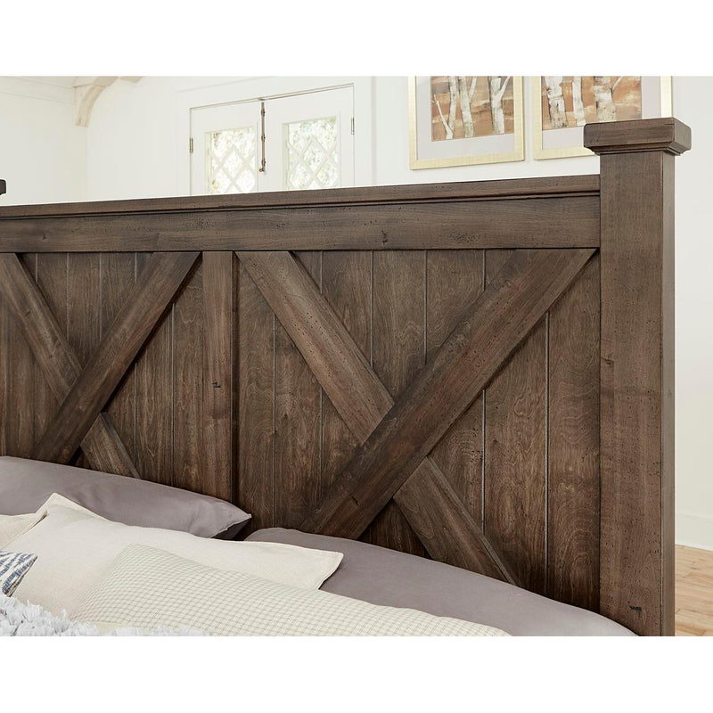 Vaughan-Bassett Cool Rustic Queen Mansion Bed with Storage 170-557/170-050B/170-502/170-555T IMAGE 2