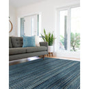 Capel Rugs Rectangle Worthington 0209-440 5' x 8' Rug - Lake Blue IMAGE 2