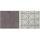 Decor-Rest Furniture Stationary Fabric Chair 2967-C Chair - Struttura Pewter IMAGE 3