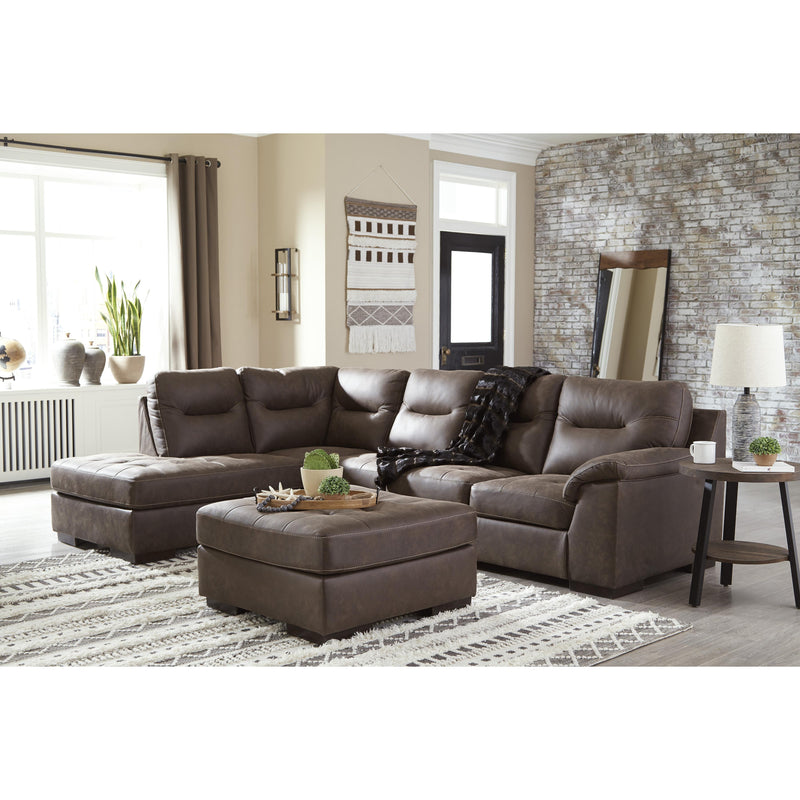 Signature Design by Ashley Maderla Leather Look 2 pc Sectional 6200216/6200267 IMAGE 3