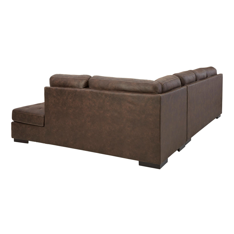 Signature Design by Ashley Maderla Leather Look 2 pc Sectional 6200266/6200217 IMAGE 2