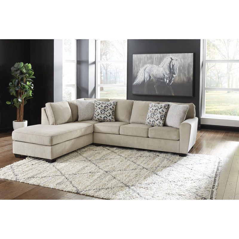 Signature Design by Ashley Decelle Fabric 2 pc Sectional 8030516/8030567 IMAGE 4