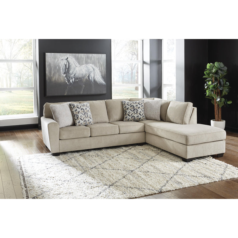 Signature Design by Ashley Decelle Fabric 2 pc Sectional 8030566/8030517 IMAGE 4