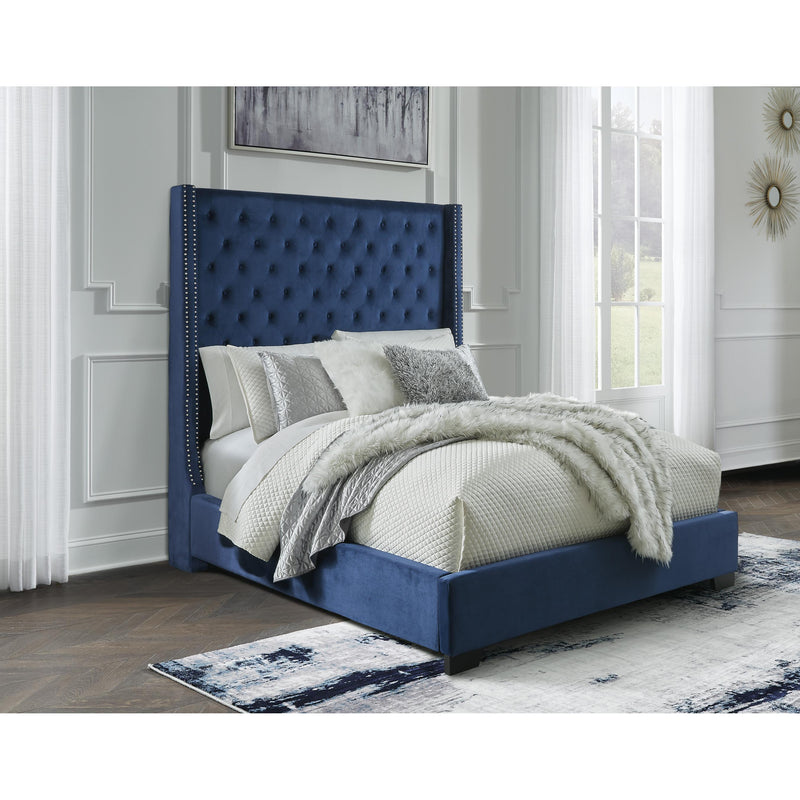 Signature Design by Ashley Coralayne Queen Upholstered Platform Bed B650-177/B650-174 IMAGE 5