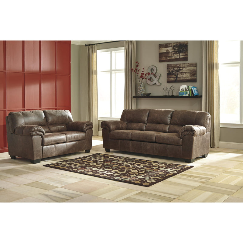 Signature Design by Ashley Bladen Stationary Leather Look Loveseat 1202035 IMAGE 2