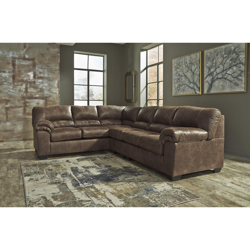 Signature Design by Ashley Bladen Leather Look 3 pc Sectional 1202066/1202046/1202056 IMAGE 2