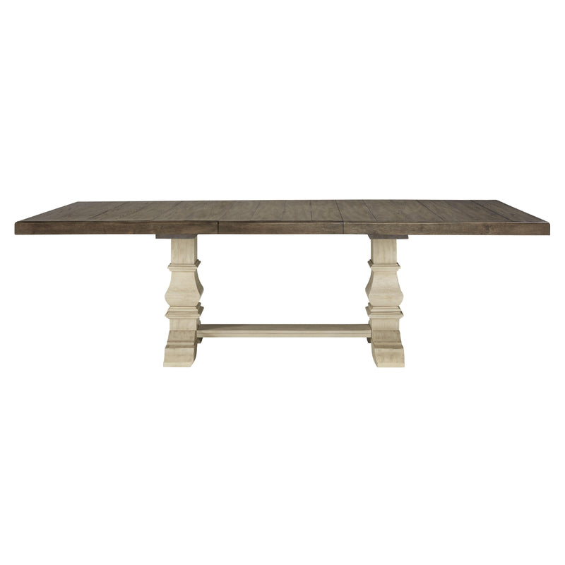 Signature Design by Ashley Bolanburg Dining Table with Trestle Base D647-55T/D647-55B IMAGE 2
