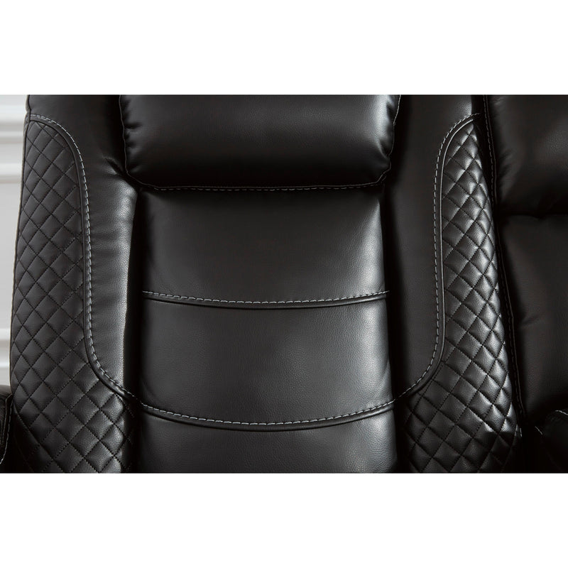 Signature Design by Ashley Party Time Power Leather Look Recliner 3700313C IMAGE 8