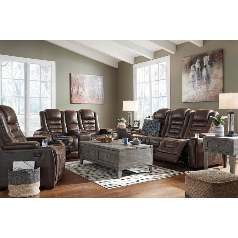 Signature Design by Ashley Game Zone Power Leather Look Recliner 3850113C IMAGE 8