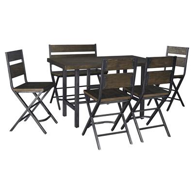 Signature Design by Ashley Kavara D469D2 6 pc Counter Height Dining Set IMAGE 3
