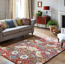 Strawberry Thief Crimson Area Rug